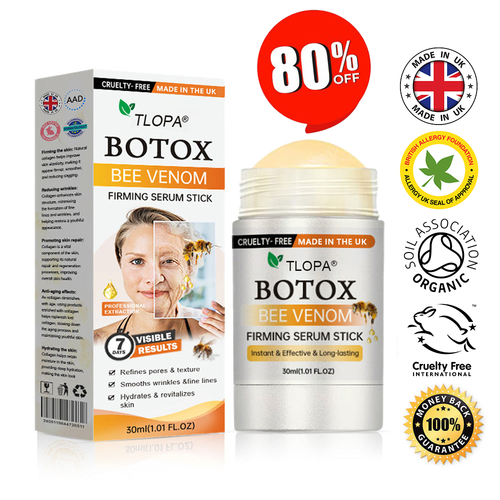 𝐌𝐚𝐝𝐞 𝐢𝐧 𝐁𝐫𝐢𝐭𝐚𝐢𝐧 👩⚕️𝗧𝗟𝗢𝗣𝗔® Botox Bee Venom Firming Serum Stick🎁Firm Skin, Defy Aging 🤍🤍