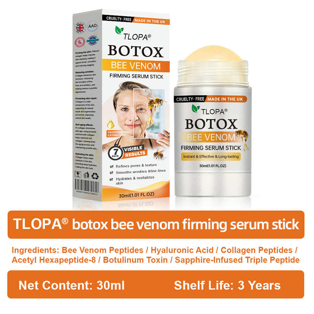 𝐌𝐚𝐝𝐞 𝐢𝐧 𝐁𝐫𝐢𝐭𝐚𝐢𝐧 👩⚕️𝗧𝗟𝗢𝗣𝗔® Botox Bee Venom Firming Serum Stick🎁Firm Skin, Defy Aging 🤍🤍
