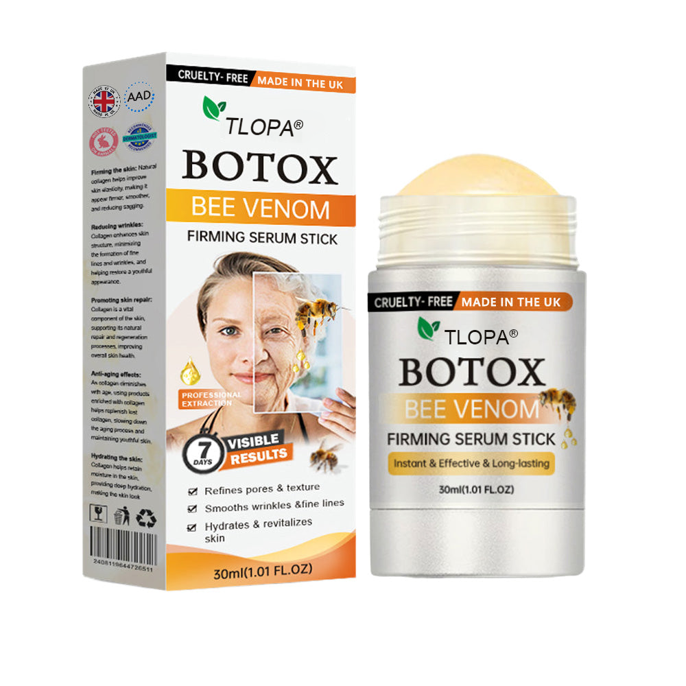 𝐌𝐚𝐝𝐞 𝐢𝐧 𝐁𝐫𝐢𝐭𝐚𝐢𝐧 👩⚕️𝗧𝗟𝗢𝗣𝗔® Botox Bee Venom Firming Serum Stick🎁Firm Skin, Defy Aging 🤍🤍