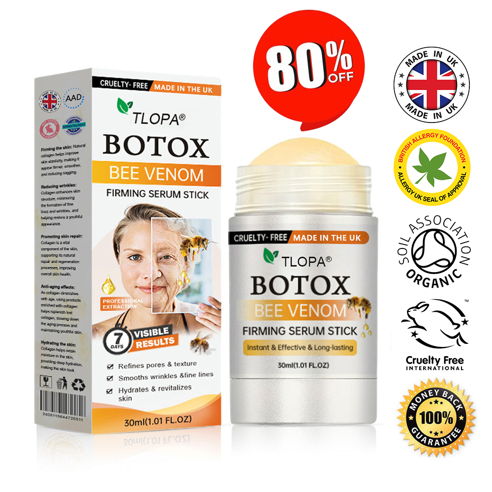 𝐌𝐚𝐝𝐞 𝐢𝐧 𝐁𝐫𝐢𝐭𝐚𝐢𝐧 👩‍⚕️𝗧𝗟𝗢𝗣𝗔® Botox Bee Venom Firming Serum Stick🎁Firm Skin, Defy Aging 🤍🤍