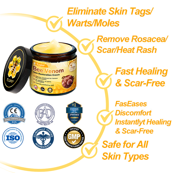 MHRA Approved: TLOPA® Bee Venom Skin Restoration Cream — 🔥Limited Time 80% OFF🔥