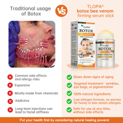 𝐌𝐚𝐝𝐞 𝐢𝐧 𝐁𝐫𝐢𝐭𝐚𝐢𝐧 👩‍⚕️𝗧𝗟𝗢𝗣𝗔® Botox Bee Venom Firming Serum Stick🎁Firm Skin, Defy Aging 🤍🤍